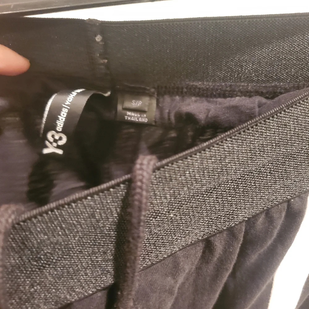 Y-3 Black and White Pants - Picture 5 of 8